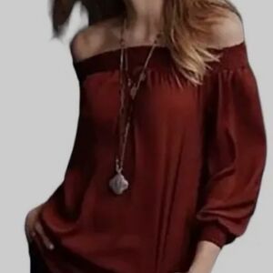 Cabi Foxy Blouse Off The Shoulder, Style 3690, Size Large